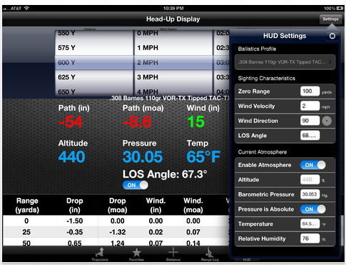 JBM Ballistic Calculator Advanced Edition for iPad