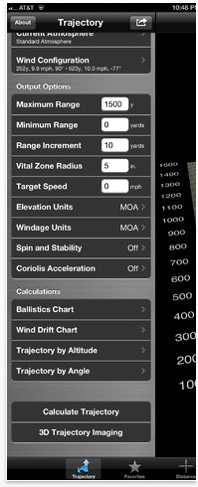 JBM Ballistics Calculator Advanced Edition for the iPad